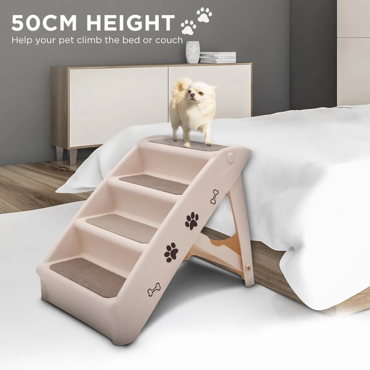 Petopia Dog Ramp Steps For Bed Sofa