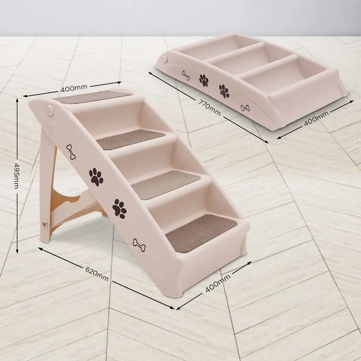 Petopia Dog Ramp Steps For Bed Sofa