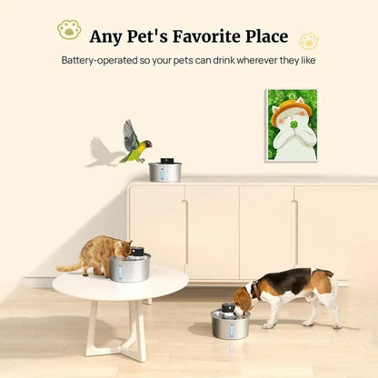🐾 Petopia Wireless Water Fountain for Dogs & Cats