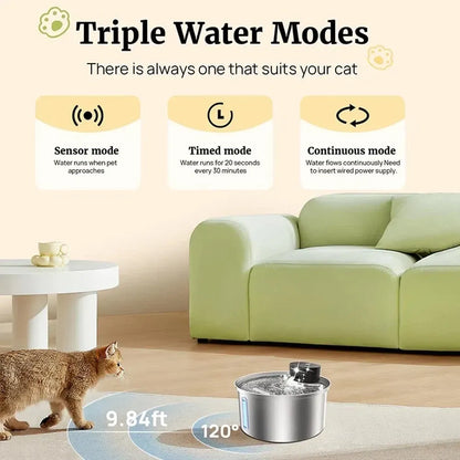 🐾 Petopia Wireless Water Fountain for Dogs & Cats