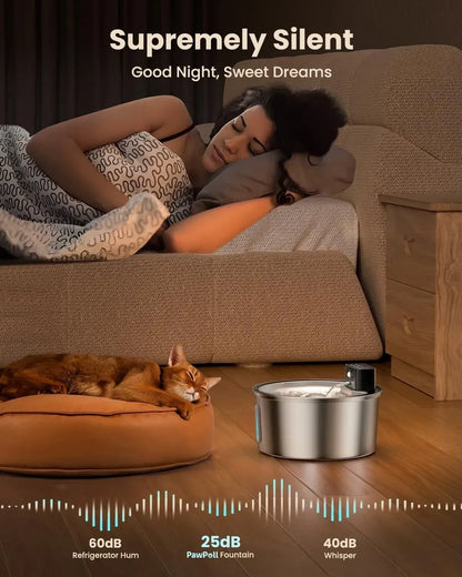 🐾 Petopia Wireless Water Fountain for Dogs & Cats