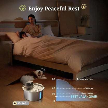 🐾 Petopia Wireless Water Fountain for Dogs & Cats